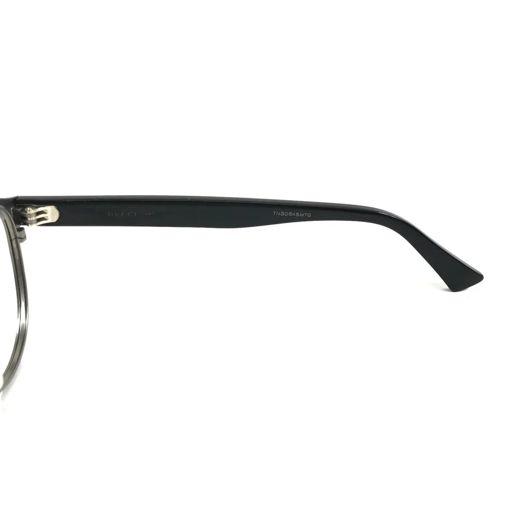 Gucci Eyeglasses Frames GG0161O 004 Dark Gray Round Full Rim 53-23-150